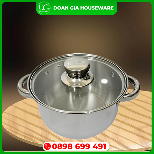 Nồi inox - Inox Gia Dụng Doãn Gia - Công Ty TNHH Sản Xuất Thương Mại Dịch Vụ Doãn Gia