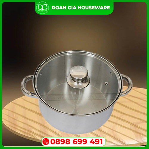 Nồi inox - Inox Gia Dụng Doãn Gia - Công Ty TNHH Sản Xuất Thương Mại Dịch Vụ Doãn Gia