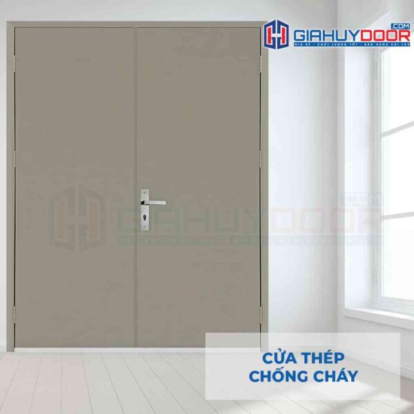 Cửa thép chống cháy TCC 2P1 - Gia Huy Door - Công Ty Cổ Phần Tập Đoàn SaigonDoor