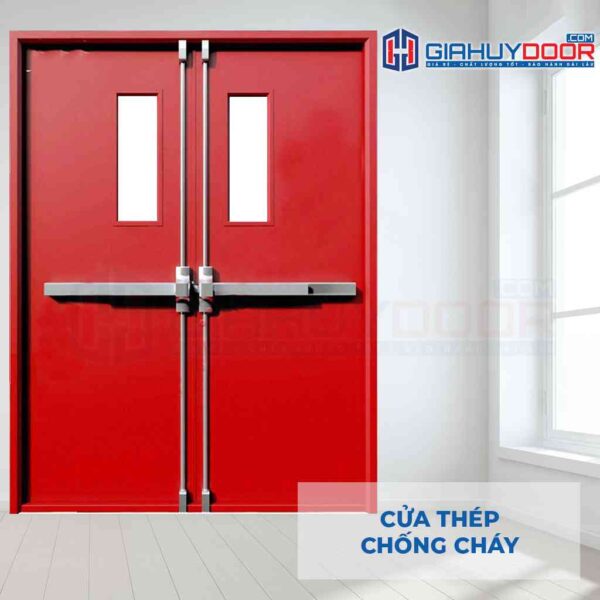 Cửa thép chống cháy TCC 2P1R2G2 - Gia Huy Door - Công Ty Cổ Phần Tập Đoàn SaigonDoor