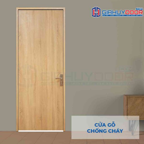 Cửa gỗ chống cháy GCC MDF Laminate - Gia Huy Door - Công Ty Cổ Phần Tập Đoàn SaigonDoor