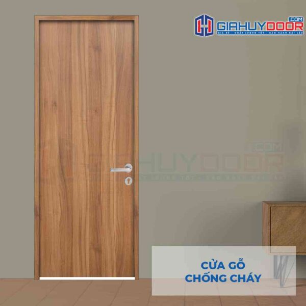 Cửa gỗ chống cháy GCC MDF Melamine 1 - Gia Huy Door - Công Ty Cổ Phần Tập Đoàn SaigonDoor