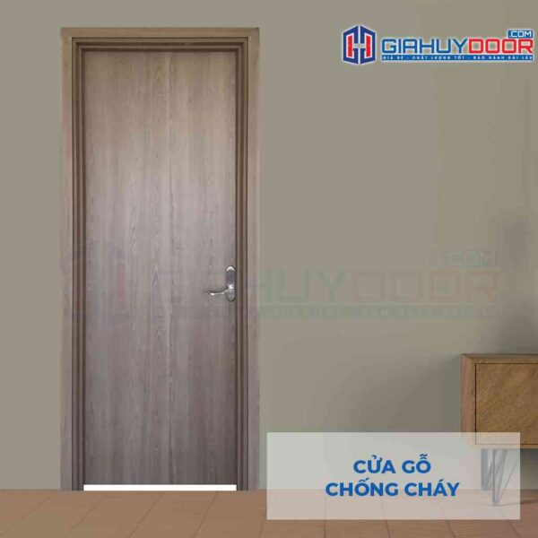 Cửa gỗ chống cháy GCC P1 cho khách sạn - Gia Huy Door - Công Ty Cổ Phần Tập Đoàn SaigonDoor