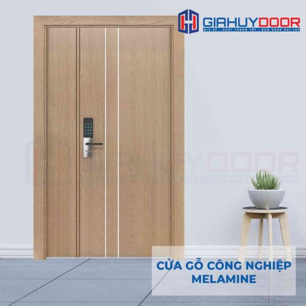 Cửa gỗ công nghiệp MDF Melamine 2P11 - Gia Huy Door - Công Ty Cổ Phần Tập Đoàn SaigonDoor