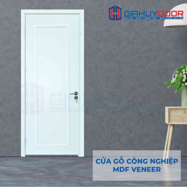 Cửa gỗ công nghiệp MDF Veneer 1PN - Gia Huy Door - Công Ty Cổ Phần Tập Đoàn SaigonDoor