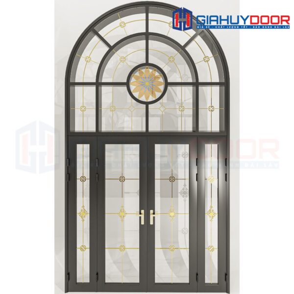 Cửa nhôm vân gỗ SGD-CNVG-24 - Gia Huy Door - Công Ty Cổ Phần Tập Đoàn SaigonDoor