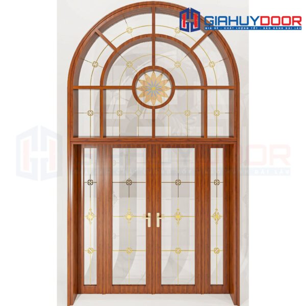 Cửa nhôm vân gỗ SGD-CNVG-3 - Gia Huy Door - Công Ty Cổ Phần Tập Đoàn SaigonDoor