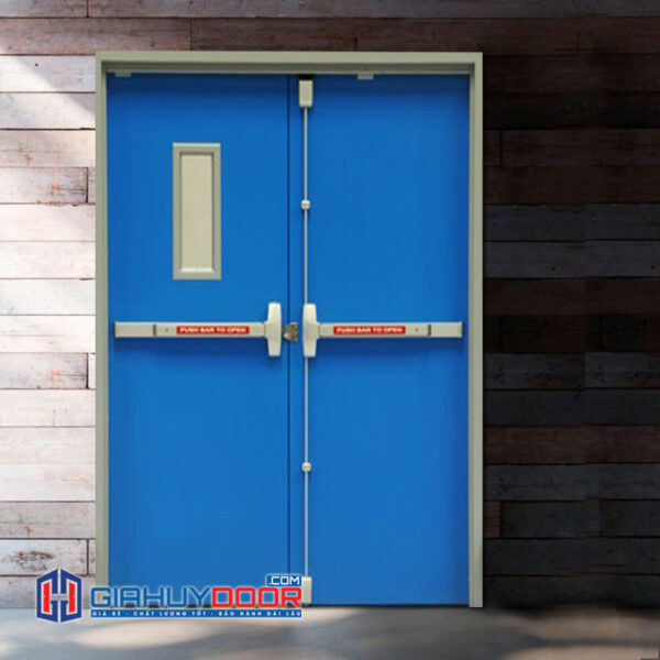 Cửa thép chống cháy 2 cánh 1 - Gia Huy Door - Công Ty Cổ Phần Tập Đoàn SaigonDoor