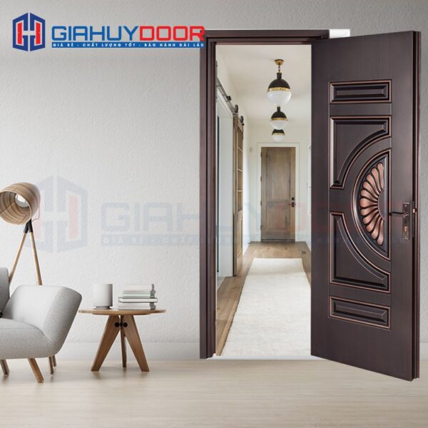 Cửa vân gỗ 5D KA-1.01H - Gia Huy Door - Công Ty Cổ Phần Tập Đoàn SaigonDoor