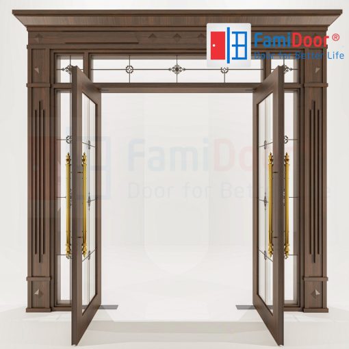 Cửa nhôm vân gỗ 70 - FamiDoor - Công Ty Cổ Phần Tập Đoàn SaigonDoor