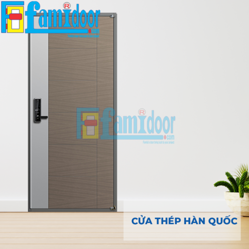 Cửa thép Hàn Quốc 404-2 - FamiDoor - Công Ty Cổ Phần Tập Đoàn SaigonDoor