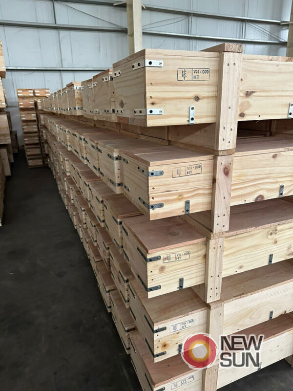 Pallet gỗ sản xuất theo yêu cầu - Ván ép Coppha Mặt Trời Mới - Công Ty TNHH Giao Nhận Kho Vận Mặt Trời Mới