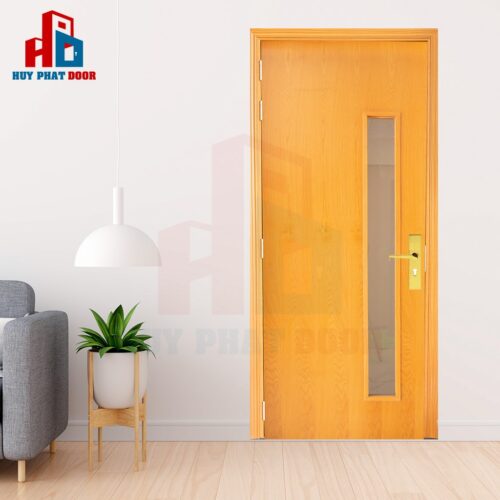 Cửa gỗ chống cháy GCC MDF Veneer P1G1 - Sồi - Huy Phát Door - Công Ty Cổ Phần Tập Đoàn SaigonDoor