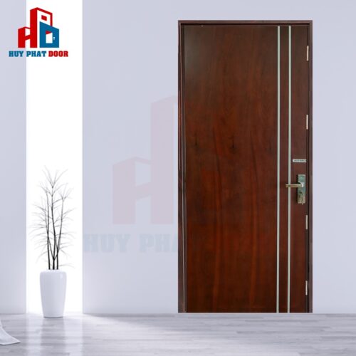 Cửa gỗ chống cháy GCC MDF Veneer P1R2 căm xe - Huy Phát Door - Công Ty Cổ Phần Tập Đoàn SaigonDoor