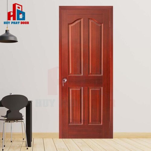 Cửa gỗ công nghiệp HDF Veneer 4A căm xe - Huy Phát Door - Công Ty Cổ Phần Tập Đoàn SaigonDoor