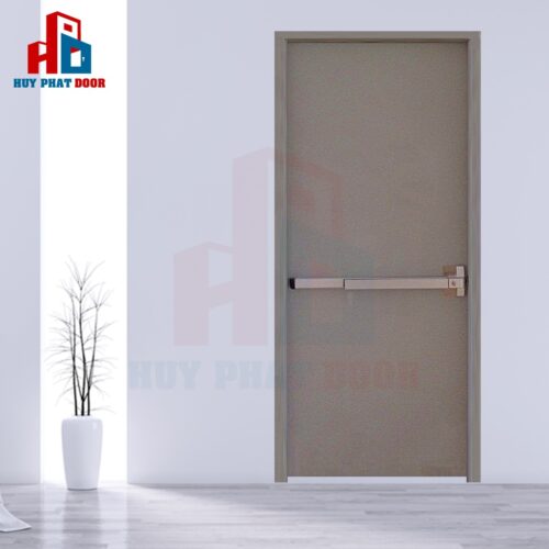 Cửa thép chống cháy TCC P1 xám thanh thoát hiểm - Huy Phát Door - Công Ty Cổ Phần Tập Đoàn SaigonDoor