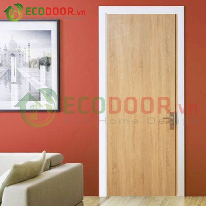 Cửa gỗ công nghiệp MDF Melamine MDF.LD - đứng - EcoDoor - Công Ty Cổ Phần Tập Đoàn SaigonDoor