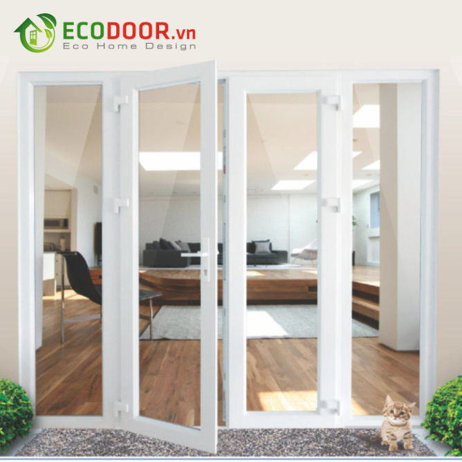 Cửa nhựa lõi thép FMD-UD02 - EcoDoor - Công Ty Cổ Phần Tập Đoàn SaigonDoor