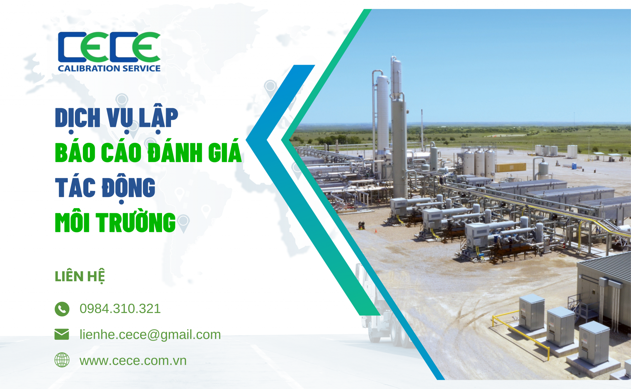 Lập báo cáo đánh giá tác động môi trường - CECE - Trung Tâm Kiểm Định Thiết Bị Môi Trường Hóa Chất