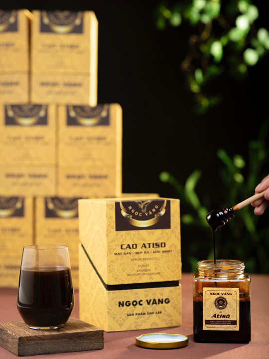 Cao Atiso nguyên chất 500gr - Trà Atiso Ngọc Vàng - Cơ Sở Huỳnh Tấn Được