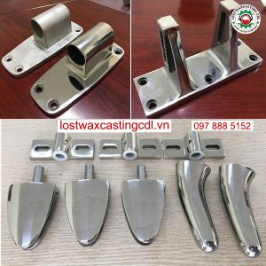 Đúc inox bản lề kính, giá đỡ kính - Đúc Lostwaxcasting CDL - Công Ty Cổ Phần Đúc Lostwaxcasting CDL