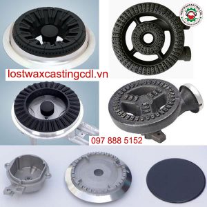 Đúc mẫu chảy phụ kiện bếp gas - Đúc Lostwaxcasting CDL - Công Ty Cổ Phần Đúc Lostwaxcasting CDL