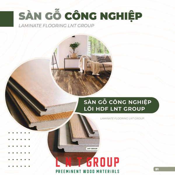 Sàn gỗ công nghiệp - Ván ép LNT - Công Ty TNHH Vật Liệu Esmart Việt Nam LNT Group