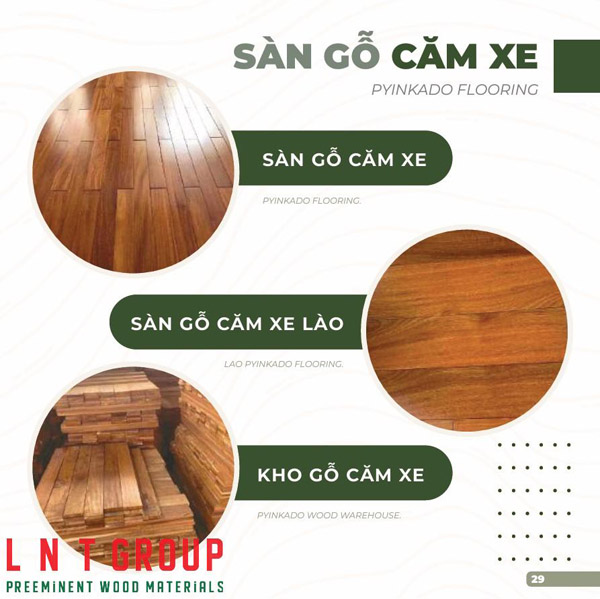 Sàn gỗ căm xe - Ván ép LNT - Công Ty TNHH Vật Liệu Esmart Việt Nam LNT Group