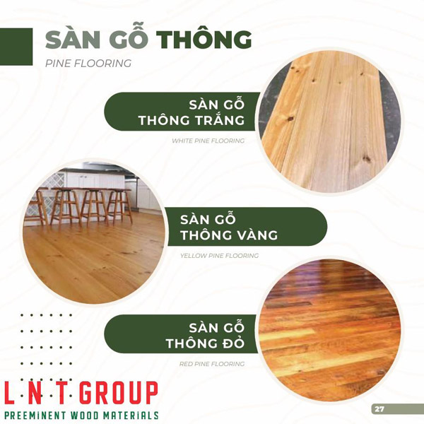 Sàn gỗ thông - Ván ép LNT - Công Ty TNHH Vật Liệu Esmart Việt Nam LNT Group