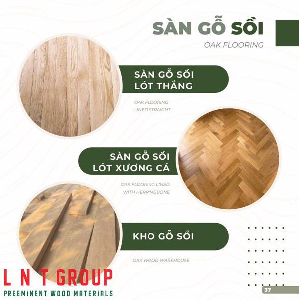 Sàn gỗ sồi - Ván ép LNT - Công Ty TNHH Vật Liệu Esmart Việt Nam LNT Group