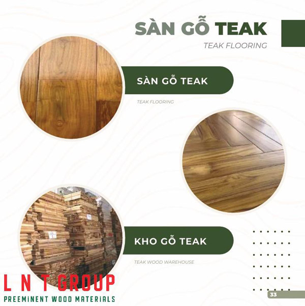 Sàn gỗ teak - Ván ép LNT - Công Ty TNHH Vật Liệu Esmart Việt Nam LNT Group