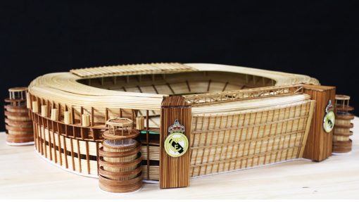Bản vẽ mô hình SVĐ Bernabeu của Real