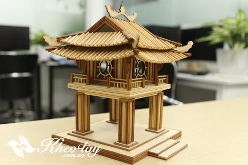 Bộ KIT làm mô hình Khuê Vân Các bằng tăm tre