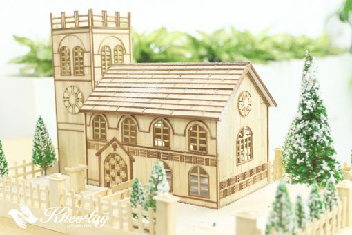 Bộ KIT làm nhà thờ đơn giản trong tuyết