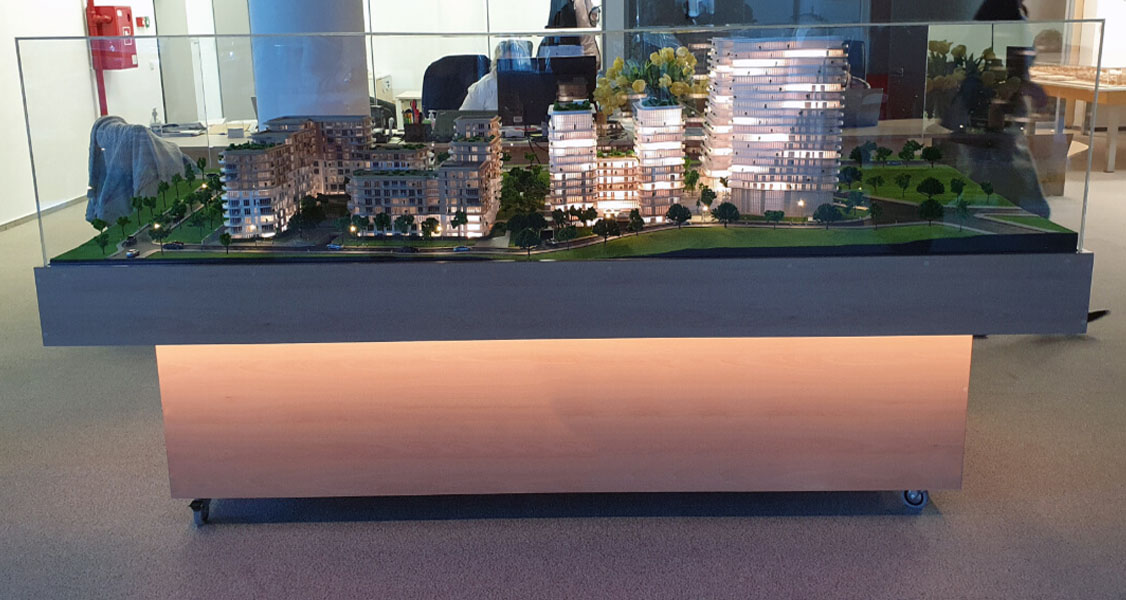 Thi công mô hình sa bàn