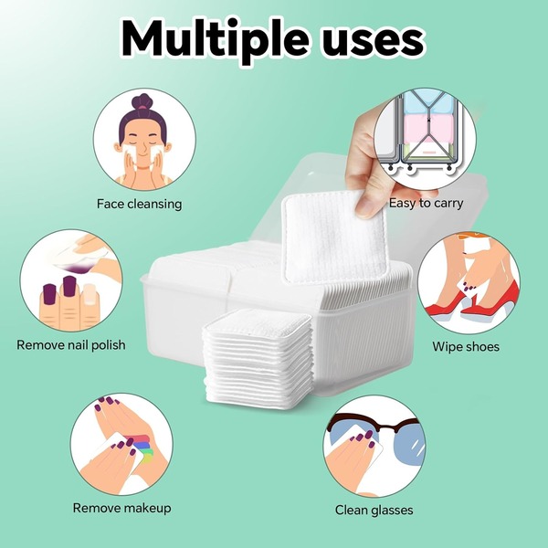 Bông tẩy trang vuông