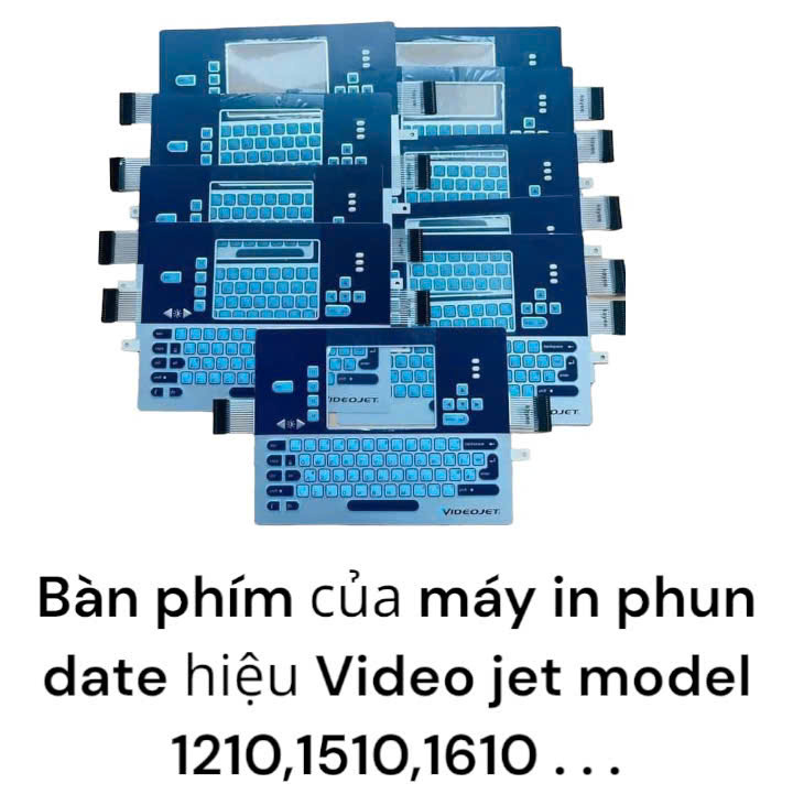 Bàn phím của máy in phun date
