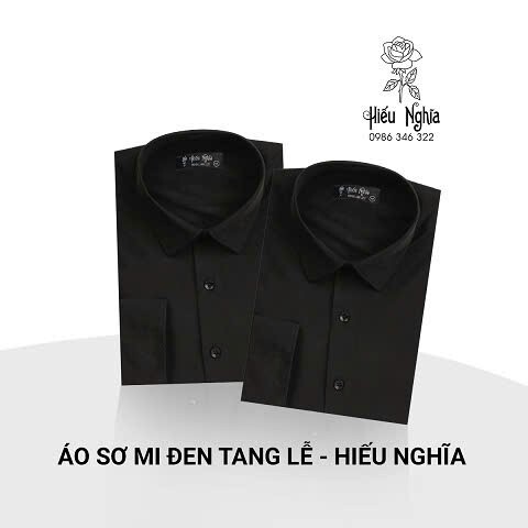 Áo đen tang lễ - Xưởng May Chiển Nhung