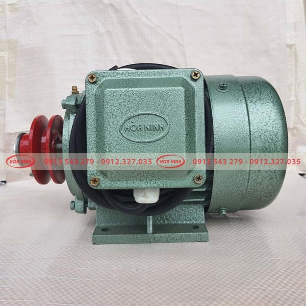 Động cơ 0.75kw vỏ gang Hòa Ninh 1 pha