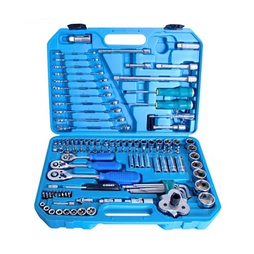 Bộ dụng cụ chăm sóc đa năng ô tô xe máy 120 chi tiết C-Mart Tools K0171 - Vật Tư Kim Khí Hanko - Công Ty TNHH SX TM DV Hanko Hà Nam