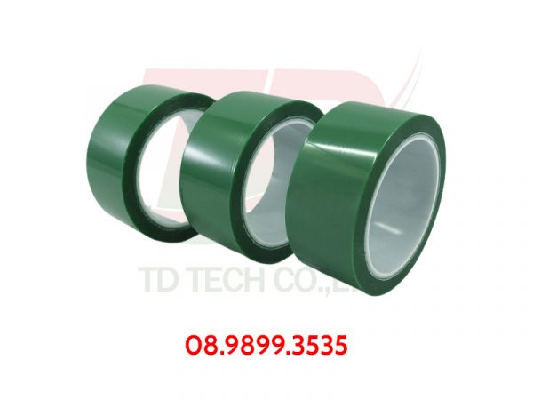 Băng dính chịu nhiệt Silicone màu xanh - Thiết Bị Phòng Sạch TD TECH - Công Ty TNHH Sản Xuất Thương Mại Và Công Nghệ TD TECH