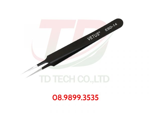 Nhíp chống tĩnh điện Vetus 14-ST - Thiết Bị Phòng Sạch TD TECH - Công Ty TNHH Sản Xuất Thương Mại Và Công Nghệ TD TECH