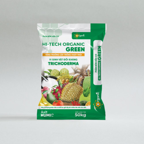 Phân bón hữu cơ Hi-tech Organic Green - Phân Bón Đức Thành - Công Ty Trách Nhiệm Hữu Hạn Thương Mại, Dịch vụ, Sản Xuất, Xuất Nhập Khẩu Đức Thành