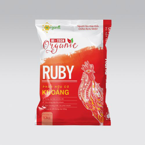 Phân bón hữu cơ Hi-tech Organic Ruby (Silver) - Phân Bón Đức Thành - Công Ty Trách Nhiệm Hữu Hạn Thương Mại, Dịch vụ, Sản Xuất, Xuất Nhập Khẩu Đức Thành