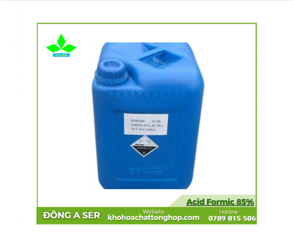 Acid Formic 85% - Hóa Chất Đông A - Công Ty Cổ Phần Dịch Vụ Đông A