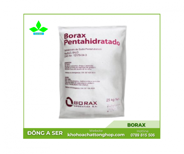 Borax (Na2B4O7) - Hóa Chất Đông A - Công Ty Cổ Phần Dịch Vụ Đông A