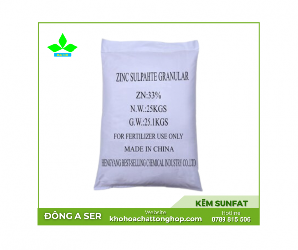 Kẽm Sunphate - ZNSO4 - Hóa Chất Đông A - Công Ty Cổ Phần Dịch Vụ Đông A