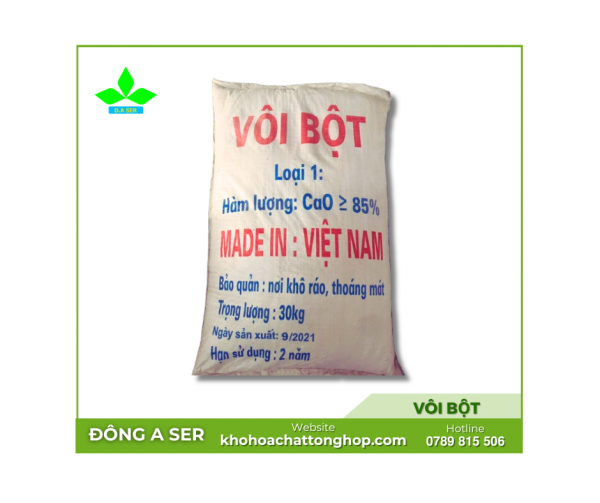 Vôi bột - Hóa Chất Đông A - Công Ty Cổ Phần Dịch Vụ Đông A