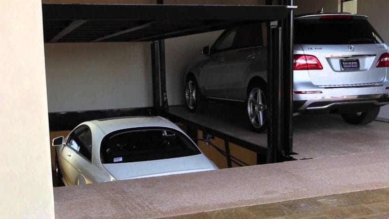 Thang máy tải xe oto