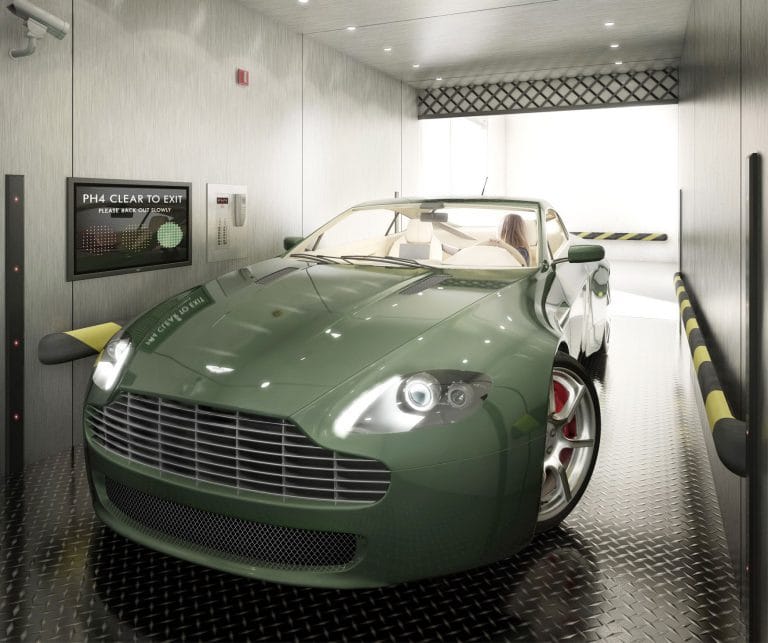 Thang máy tải xe oto